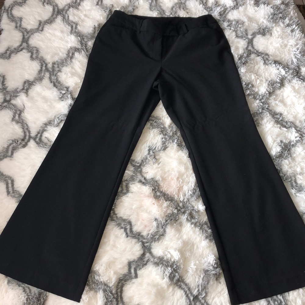 Womens Black George Dress Pants